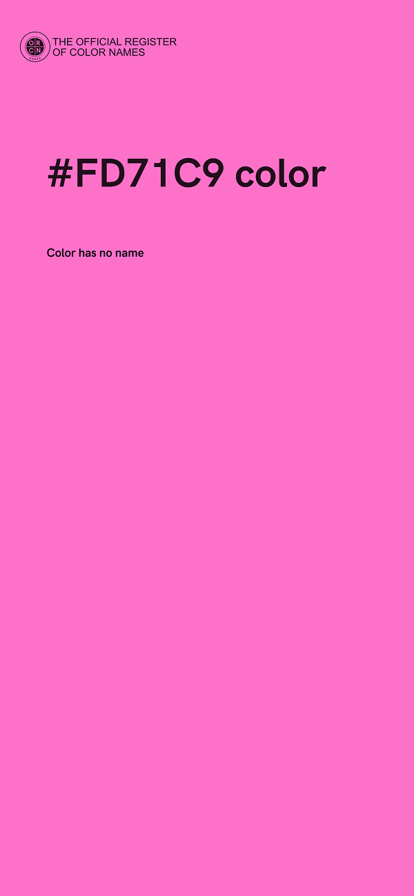 #FD71C9 color image