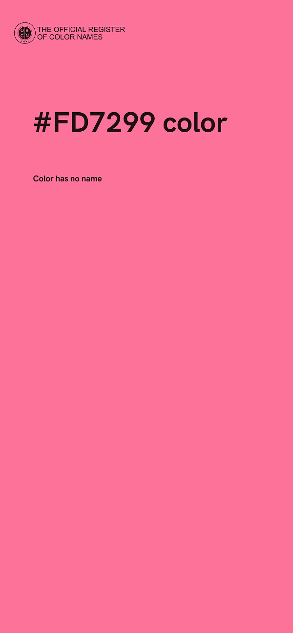 #FD7299 color image