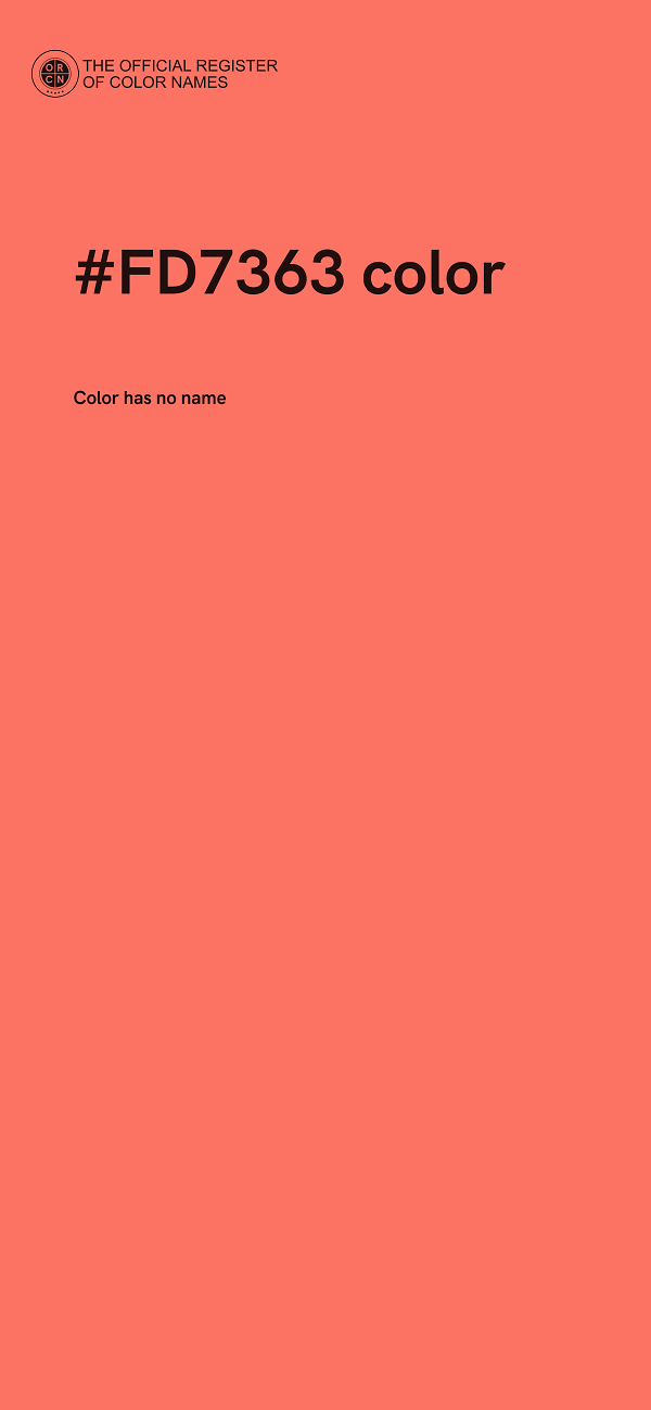 #FD7363 color image