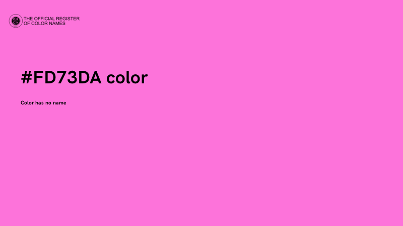 #FD73DA color image