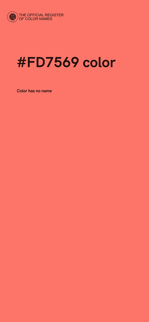 #FD7569 color image