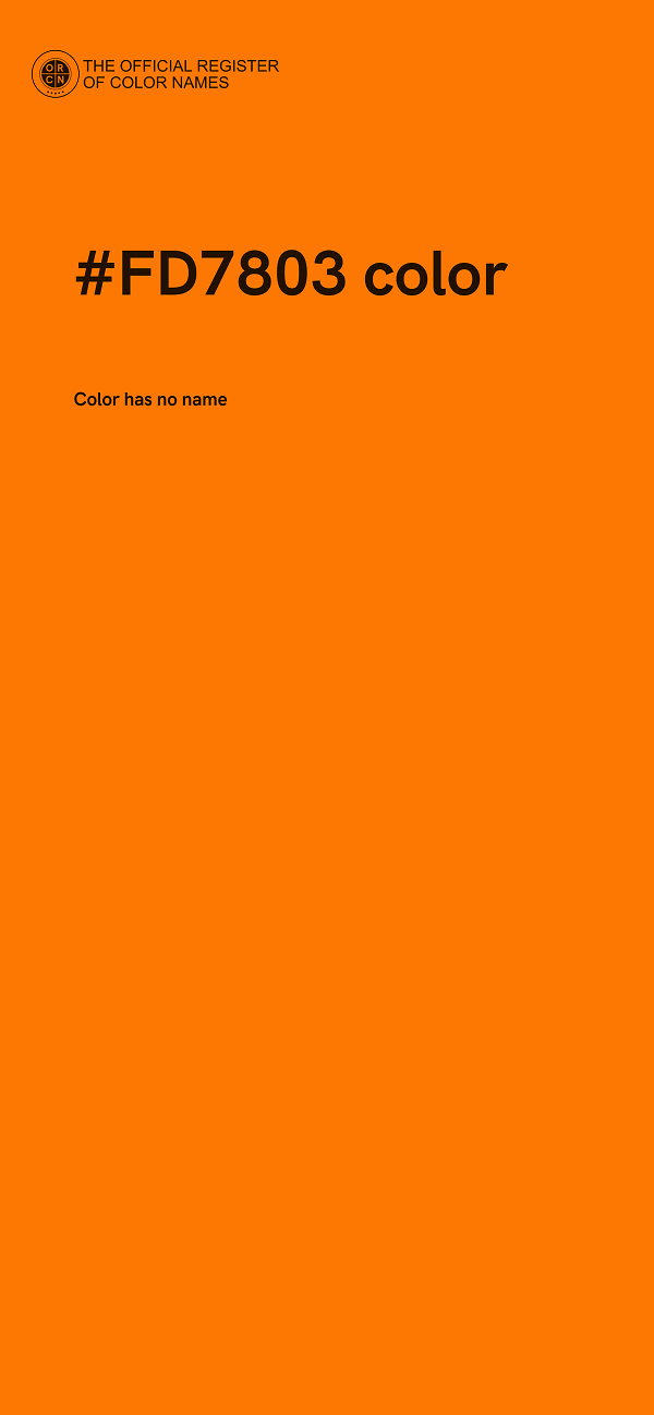 #FD7803 color image