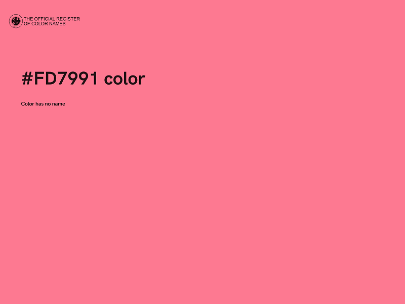 #FD7991 color image