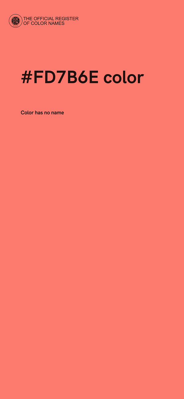 #FD7B6E color image