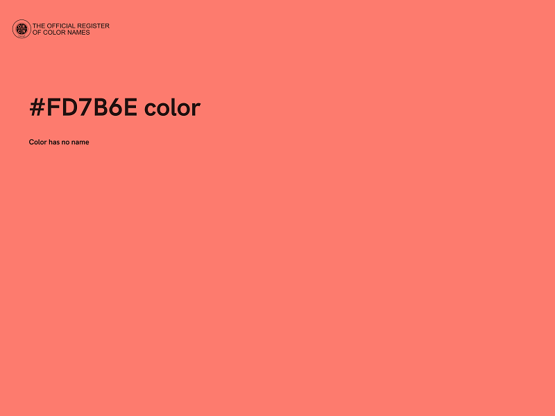 #FD7B6E color image