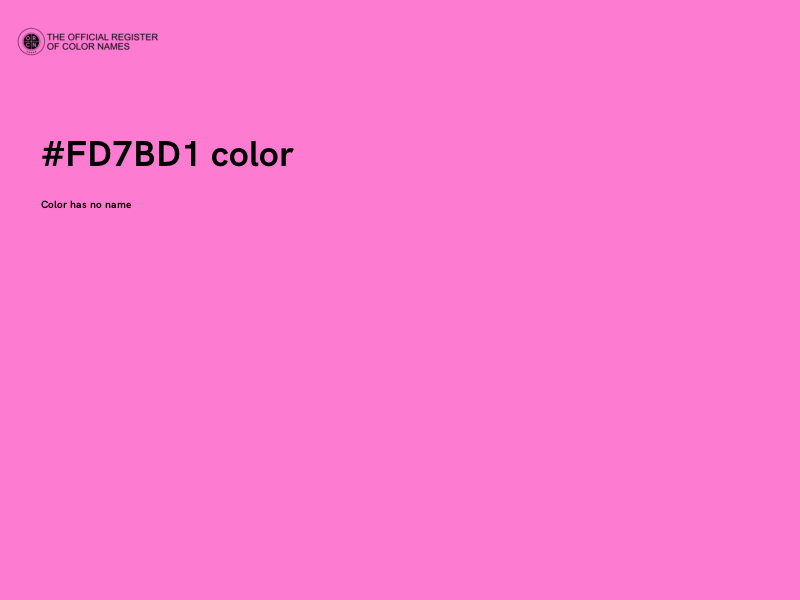#FD7BD1 color image
