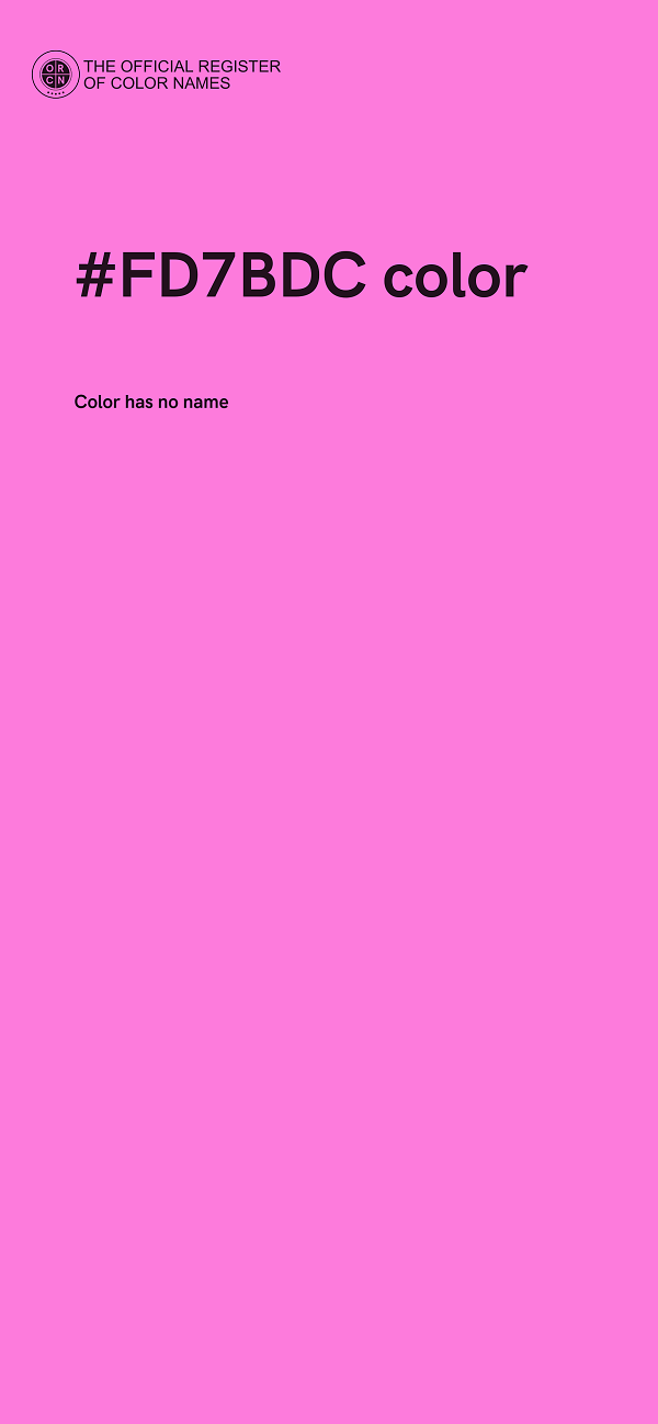 #FD7BDC color image