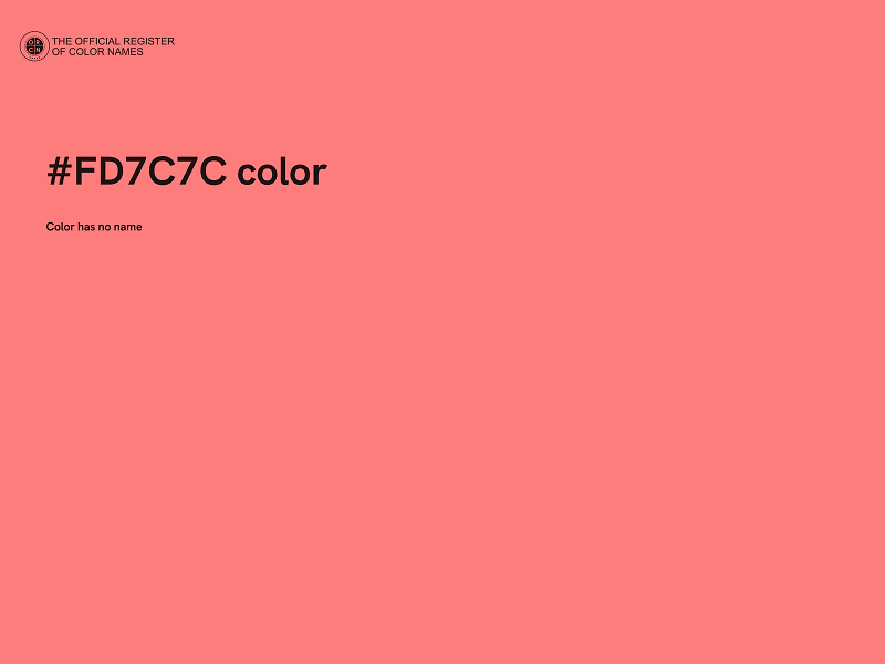 #FD7C7C color image