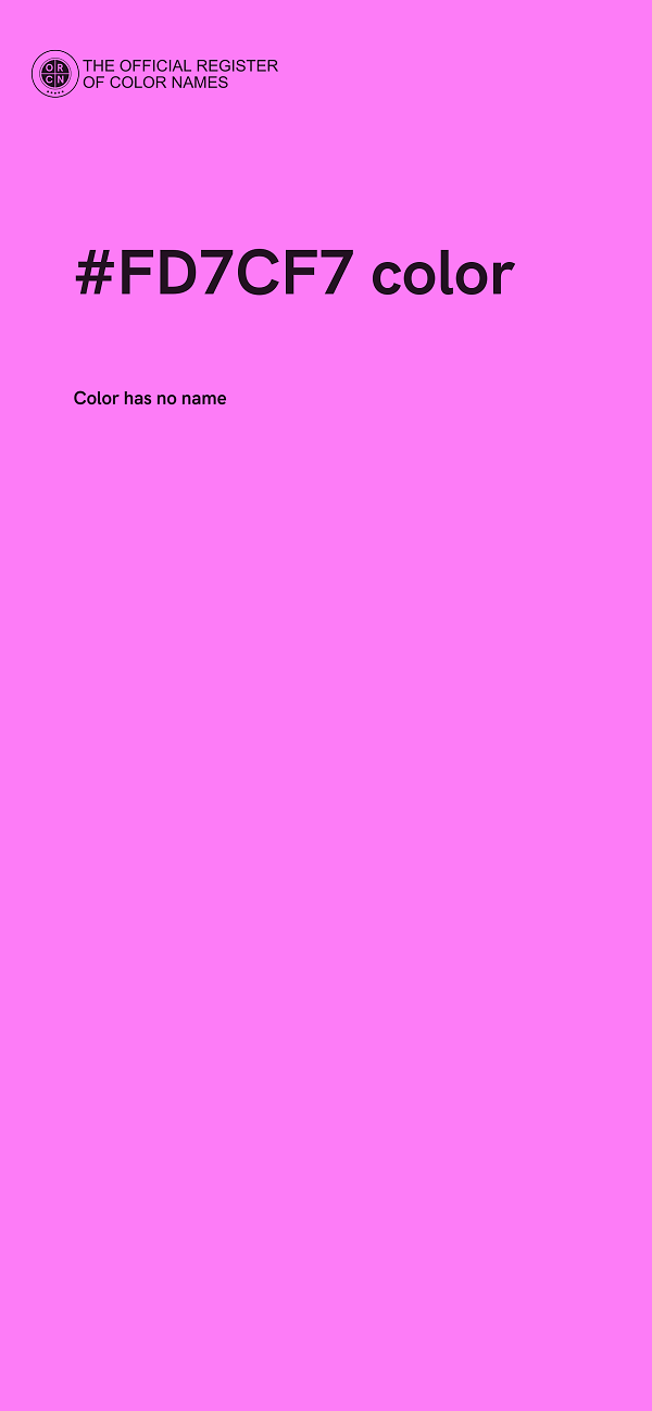#FD7CF7 color image