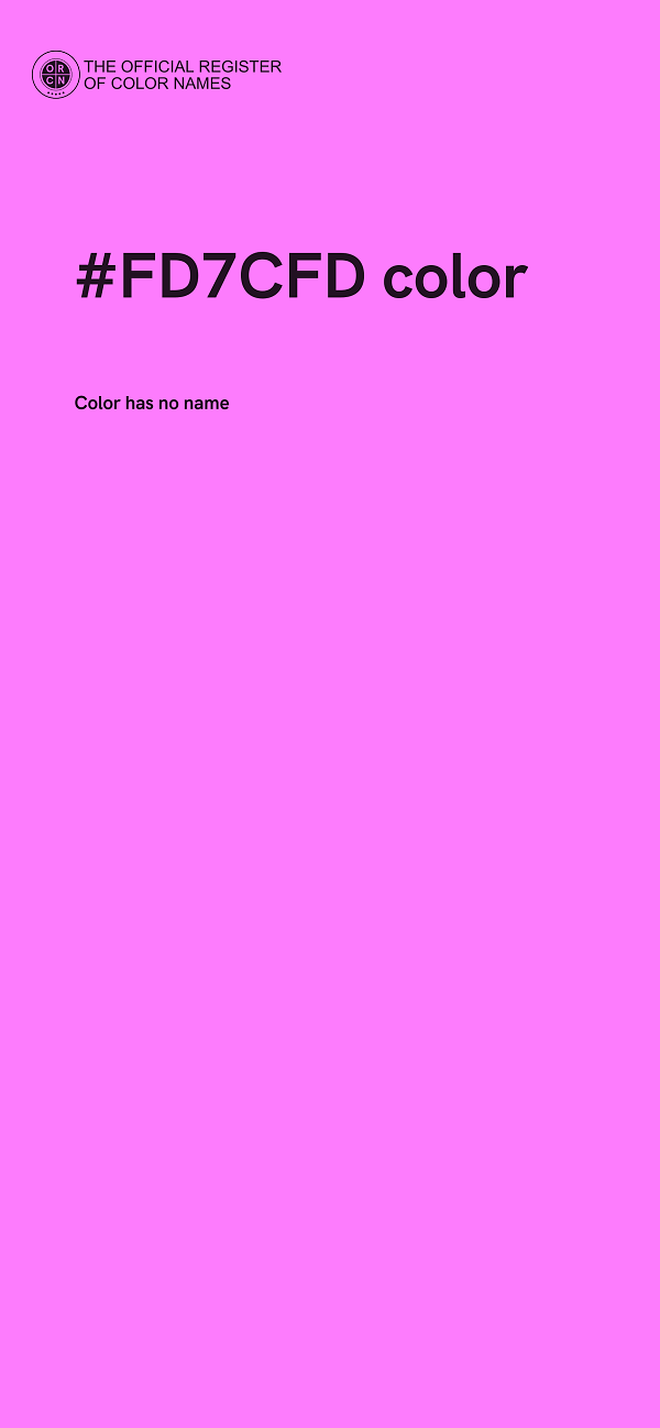 #FD7CFD color image