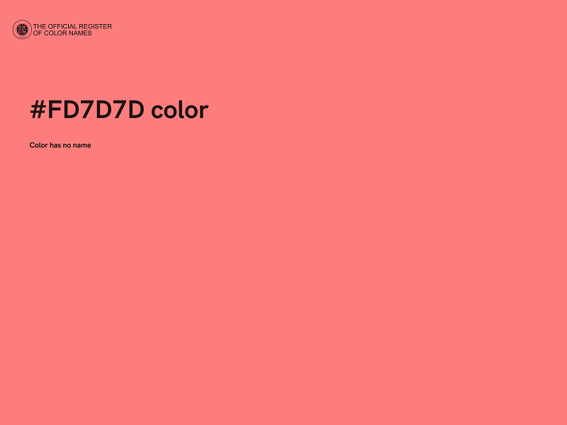 #FD7D7D color image