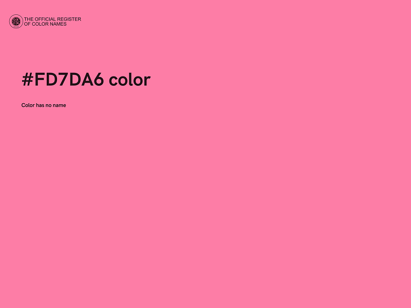 #FD7DA6 color image