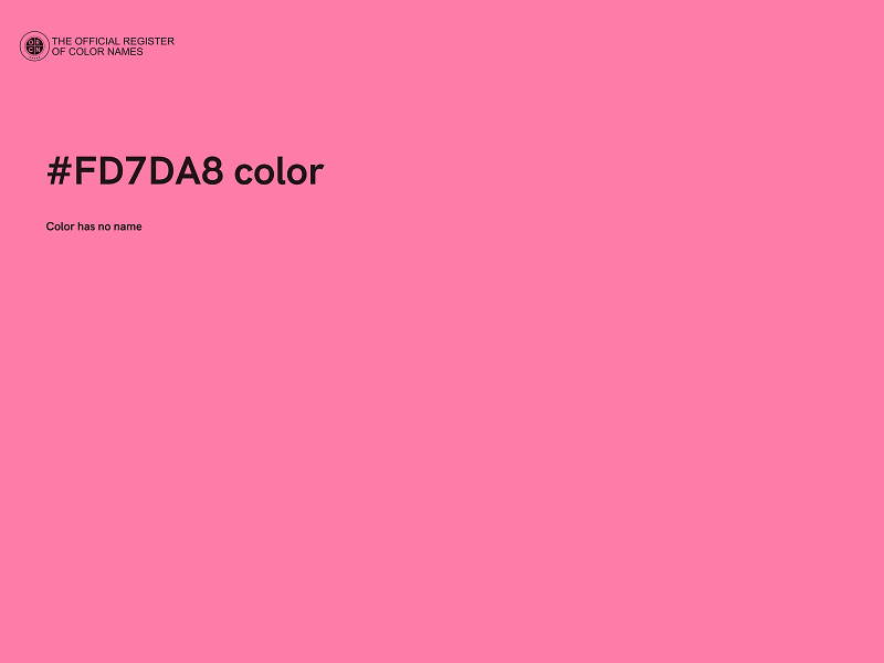 #FD7DA8 color image