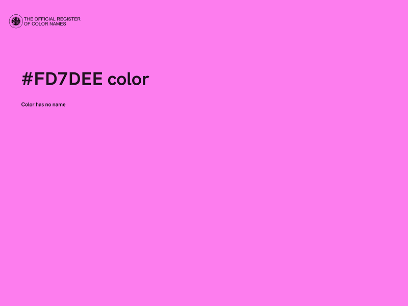 #FD7DEE color image