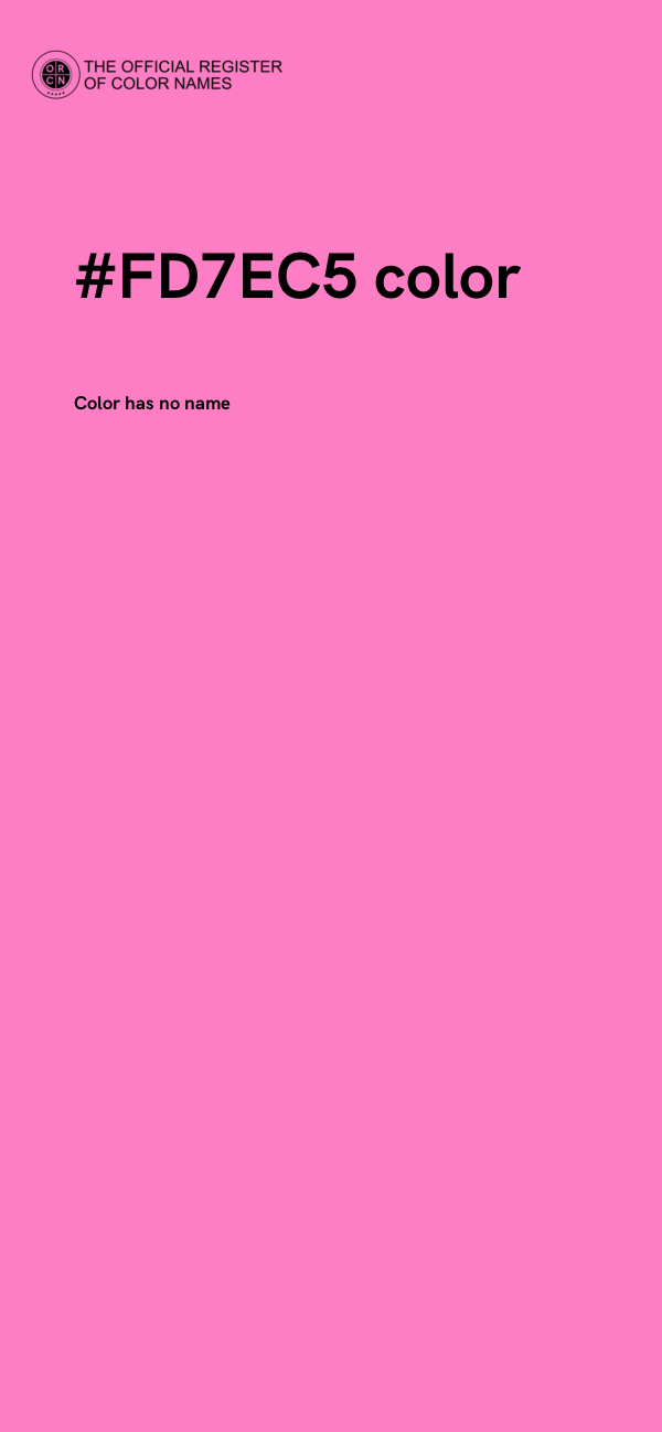 #FD7EC5 color image