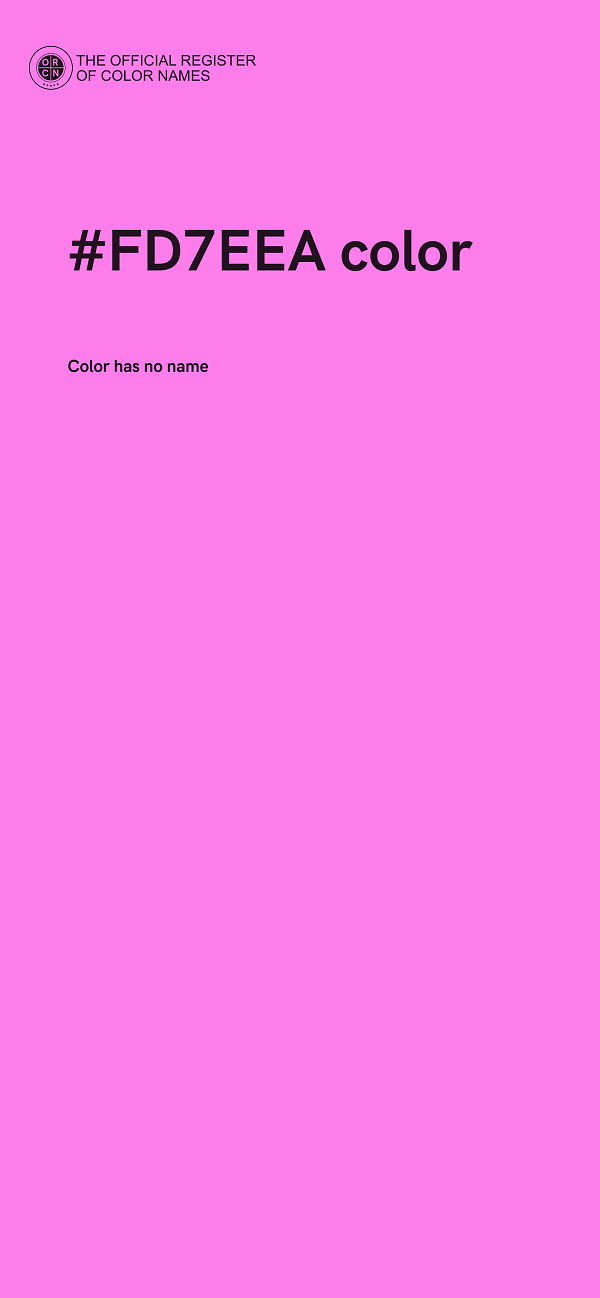 #FD7EEA color image