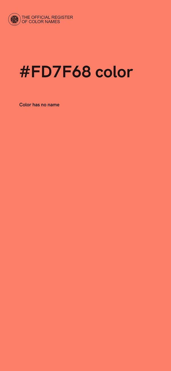 #FD7F68 color image