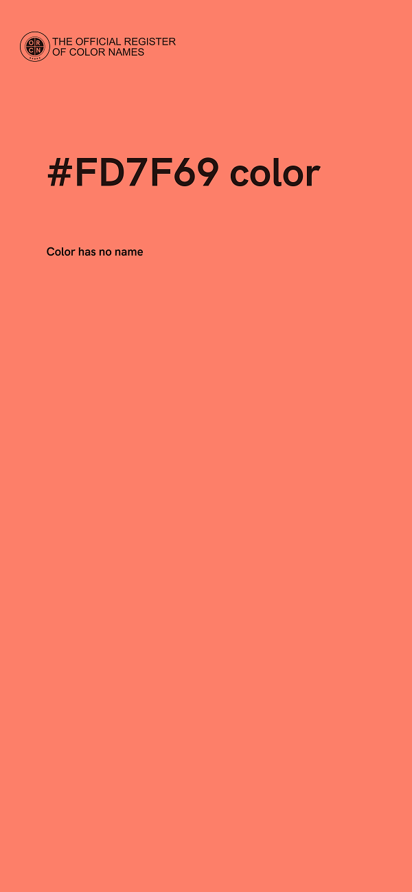 #FD7F69 color image