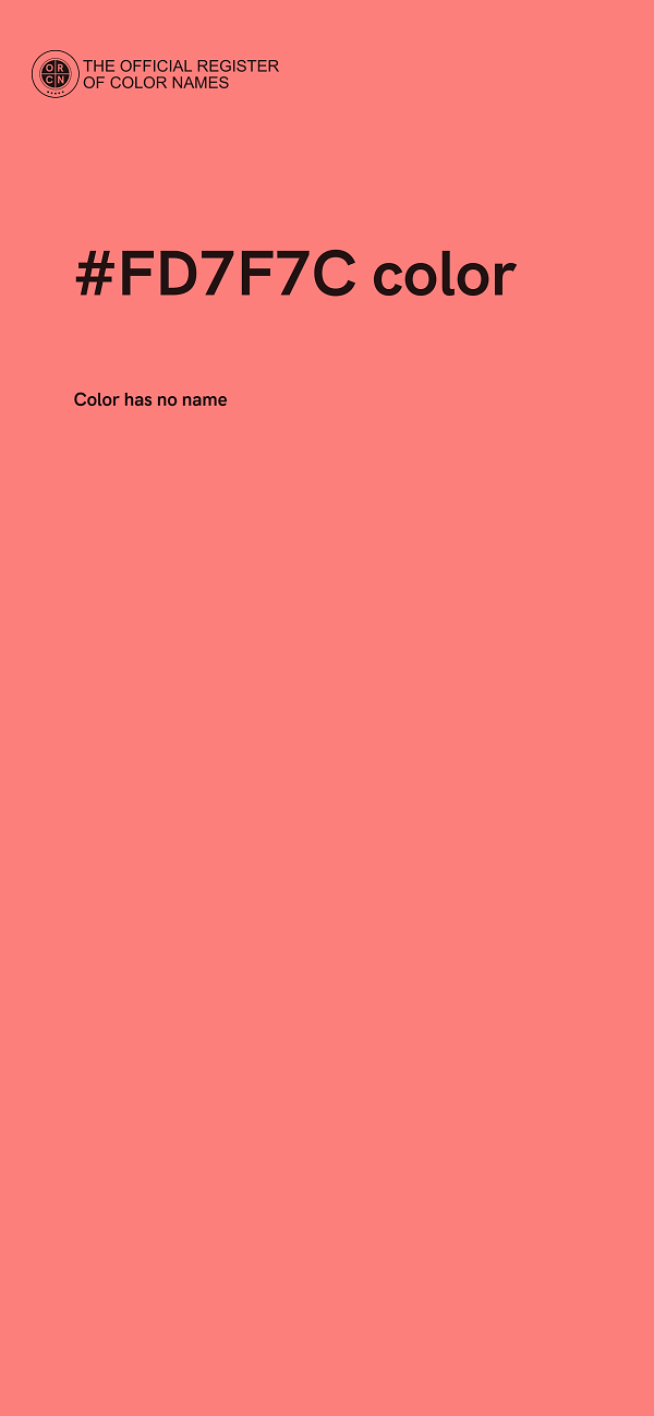 #FD7F7C color image