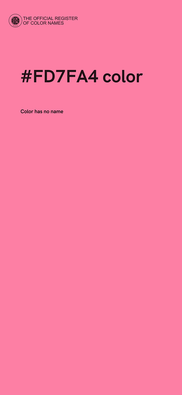 #FD7FA4 color image