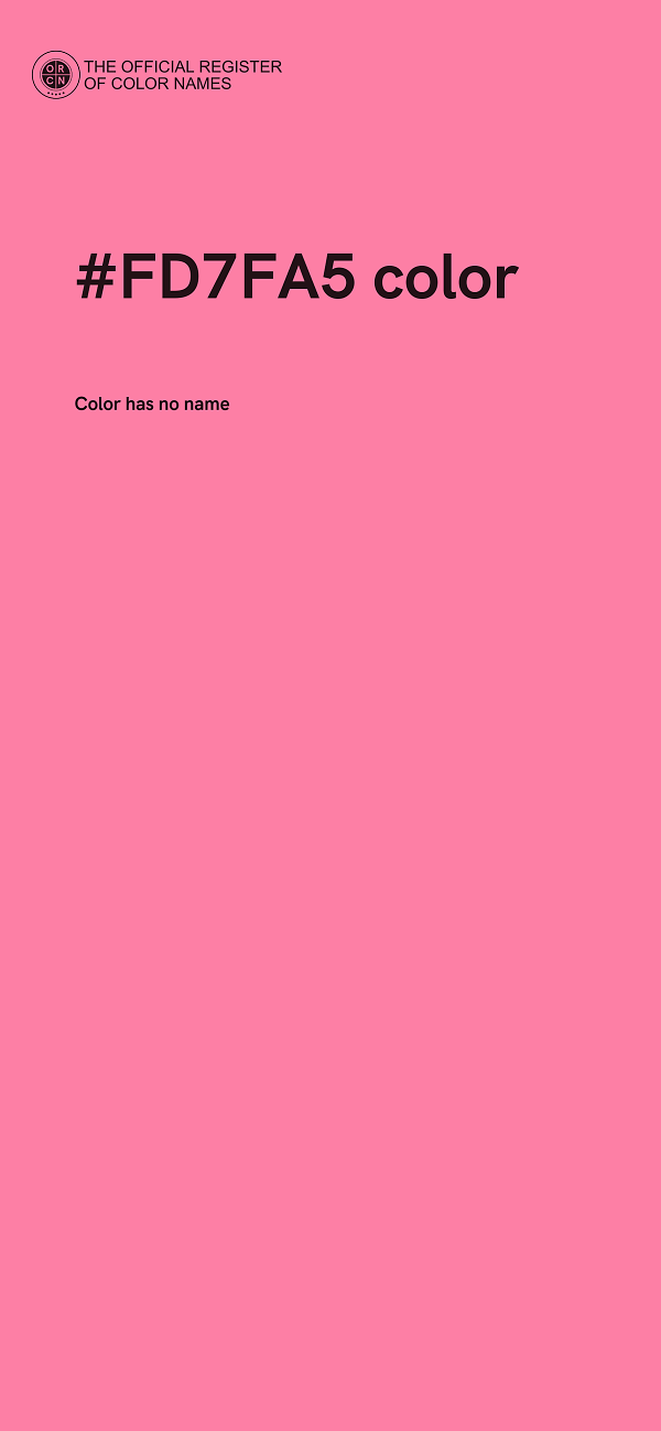 #FD7FA5 color image
