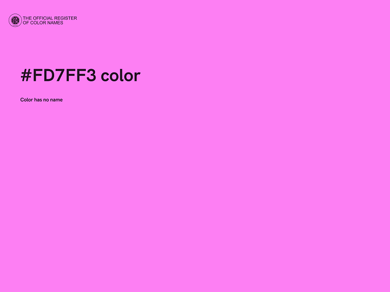 #FD7FF3 color image