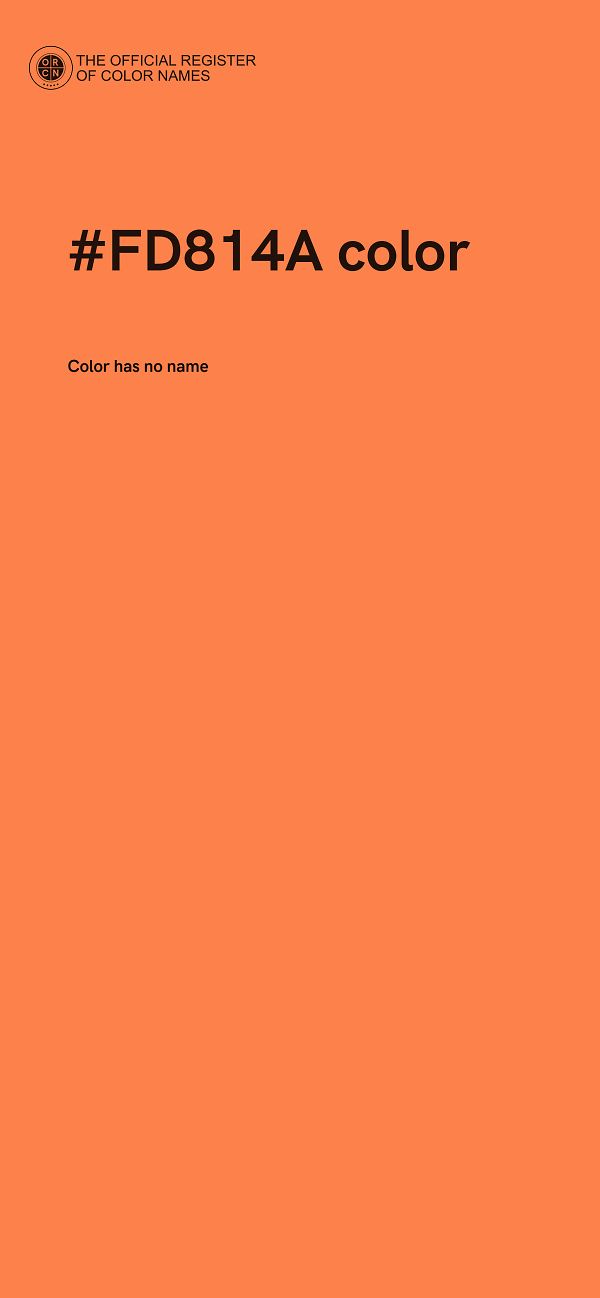 #FD814A color image
