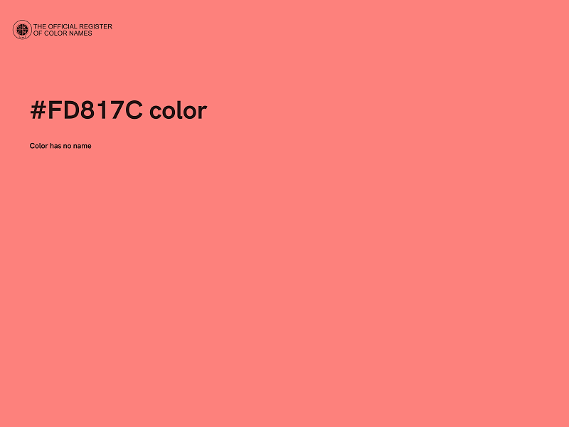 #FD817C color image