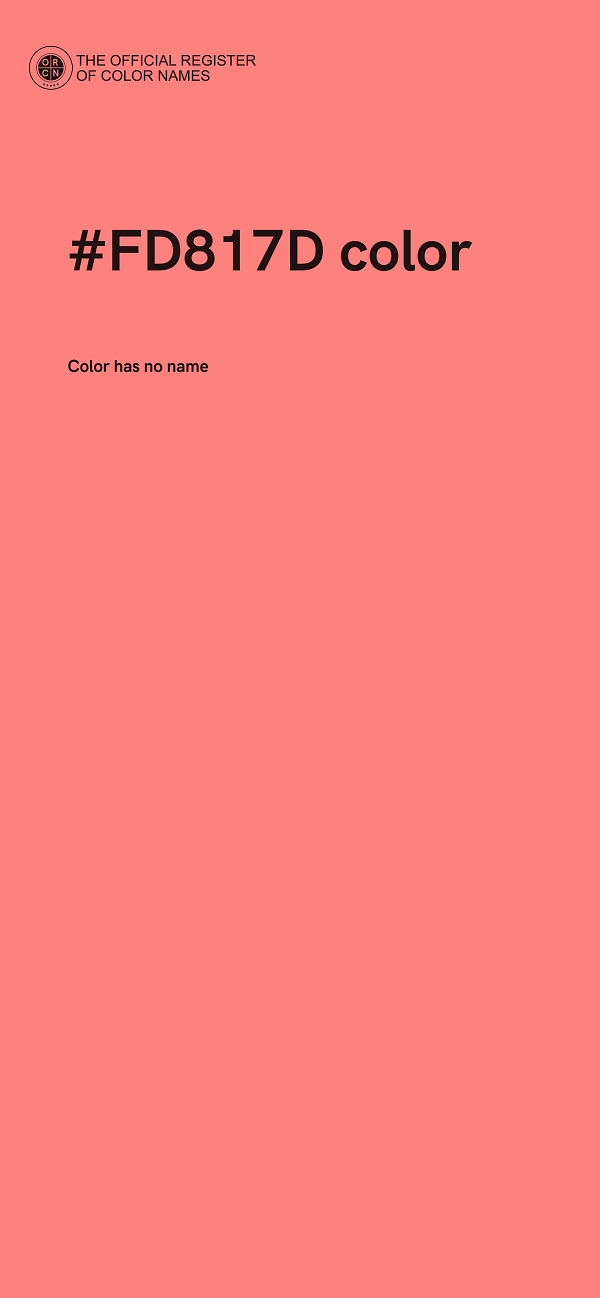 #FD817D color image