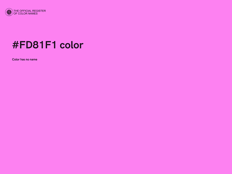 #FD81F1 color image