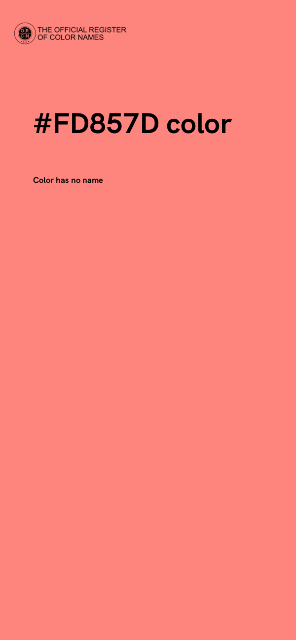 #FD857D color image