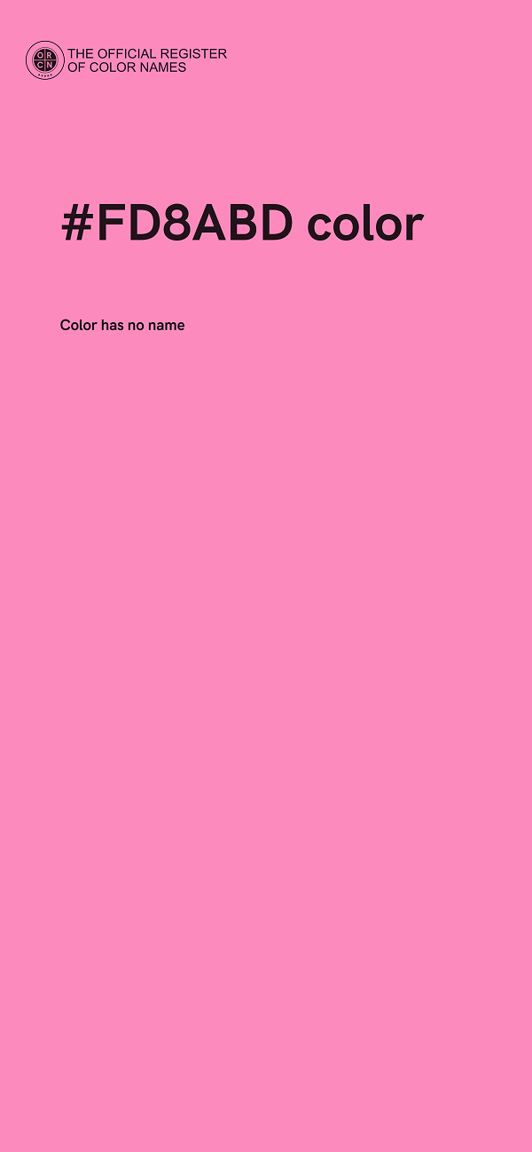 #FD8ABD color image