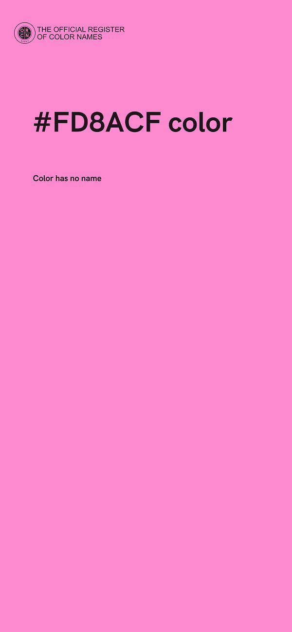 #FD8ACF color image
