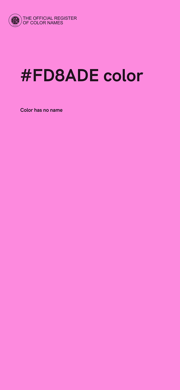 #FD8ADE color image