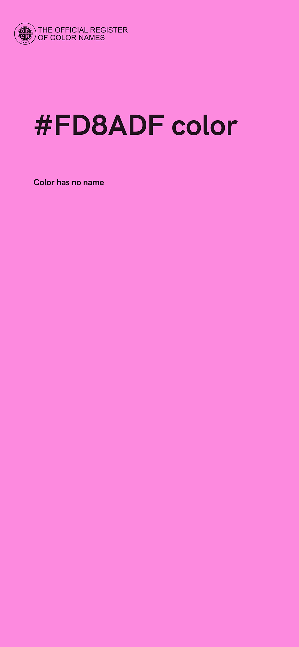 #FD8ADF color image