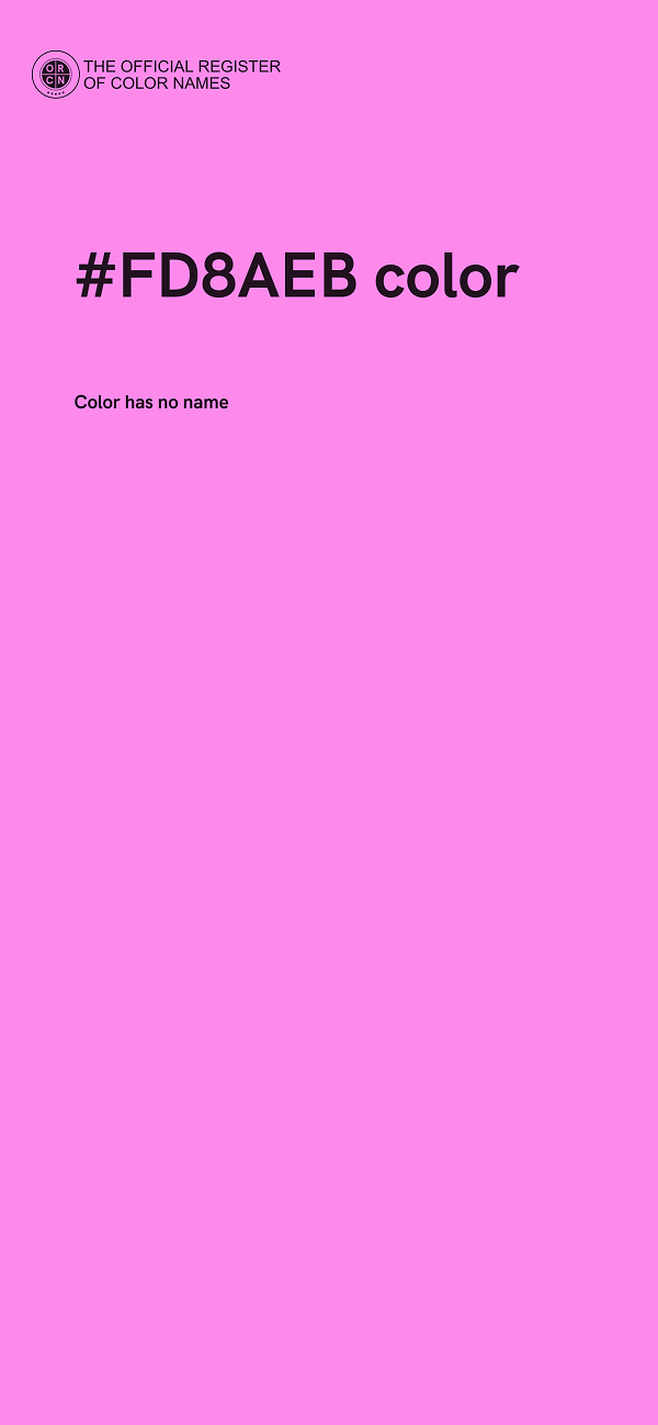 #FD8AEB color image