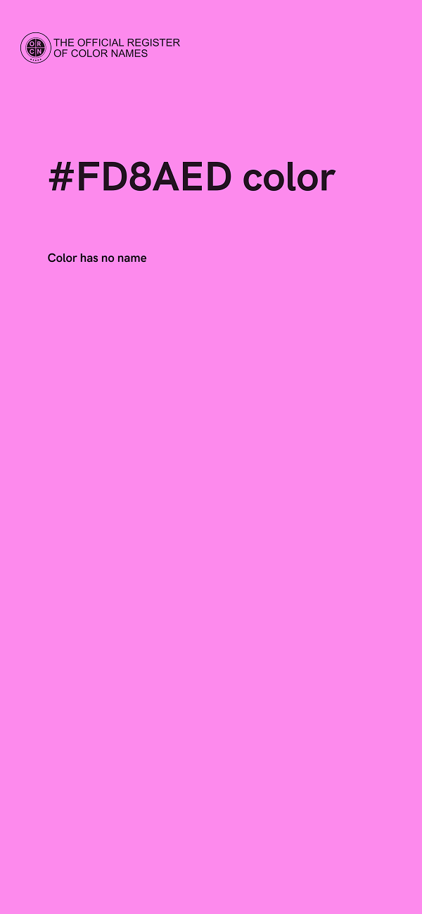 #FD8AED color image