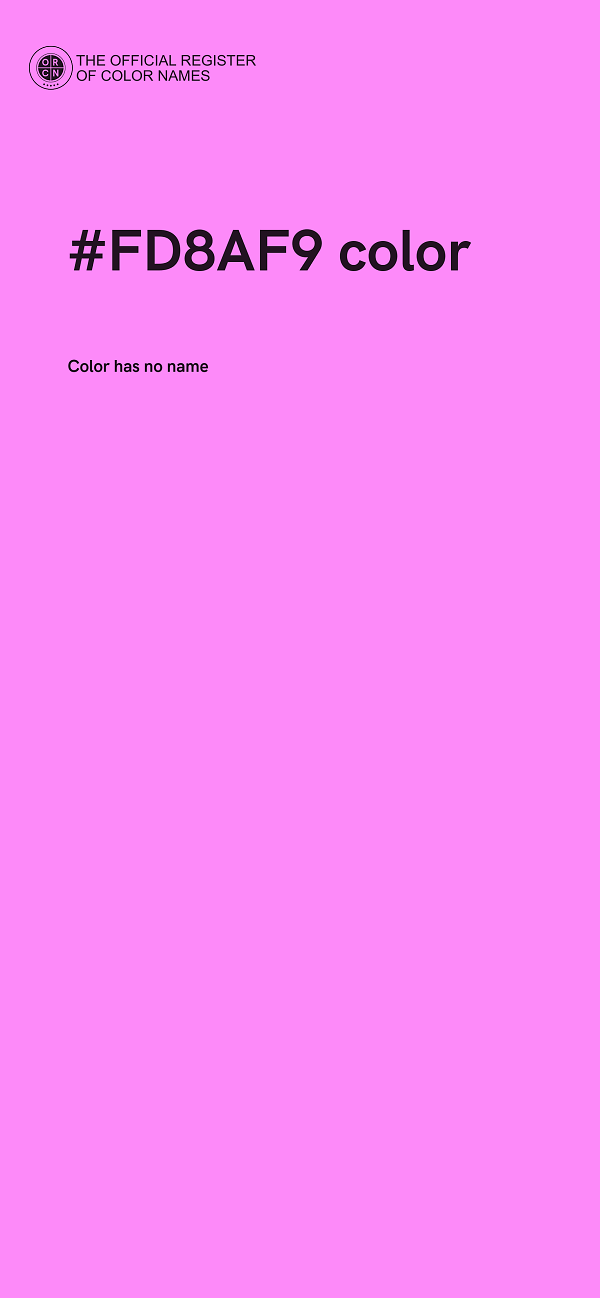 #FD8AF9 color image