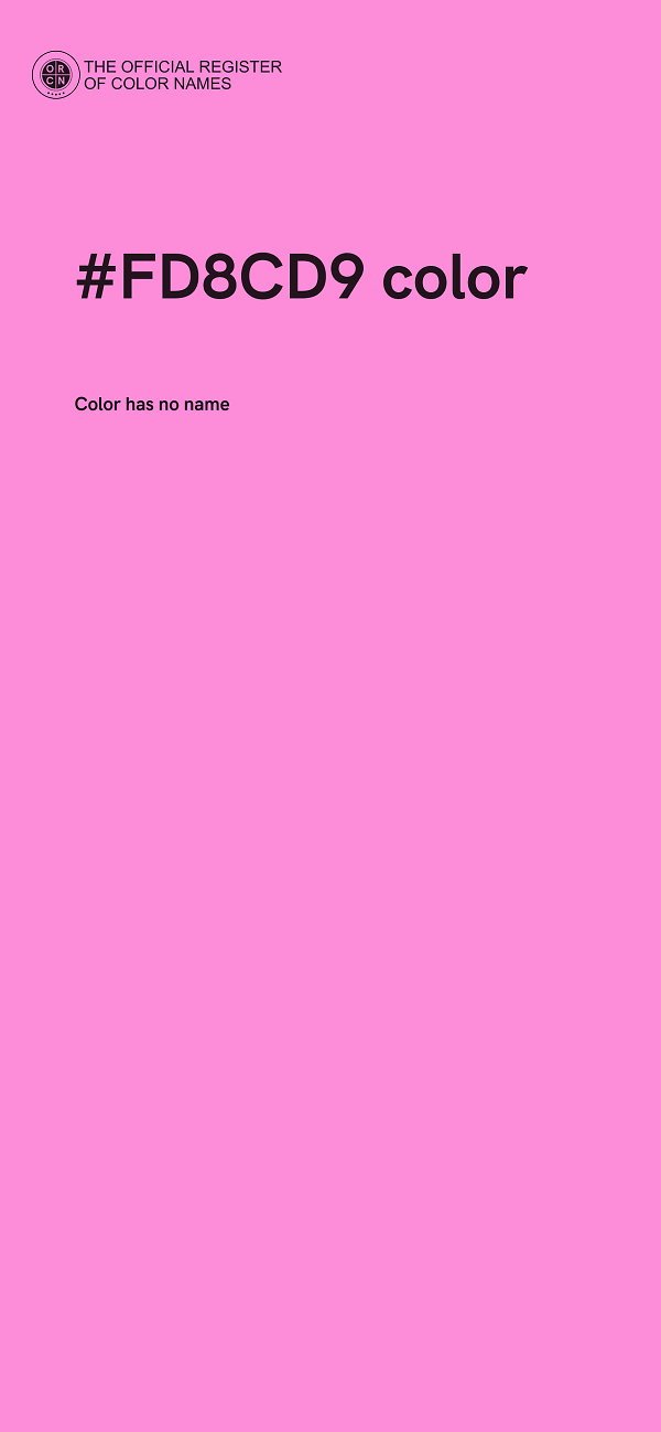 #FD8CD9 color image