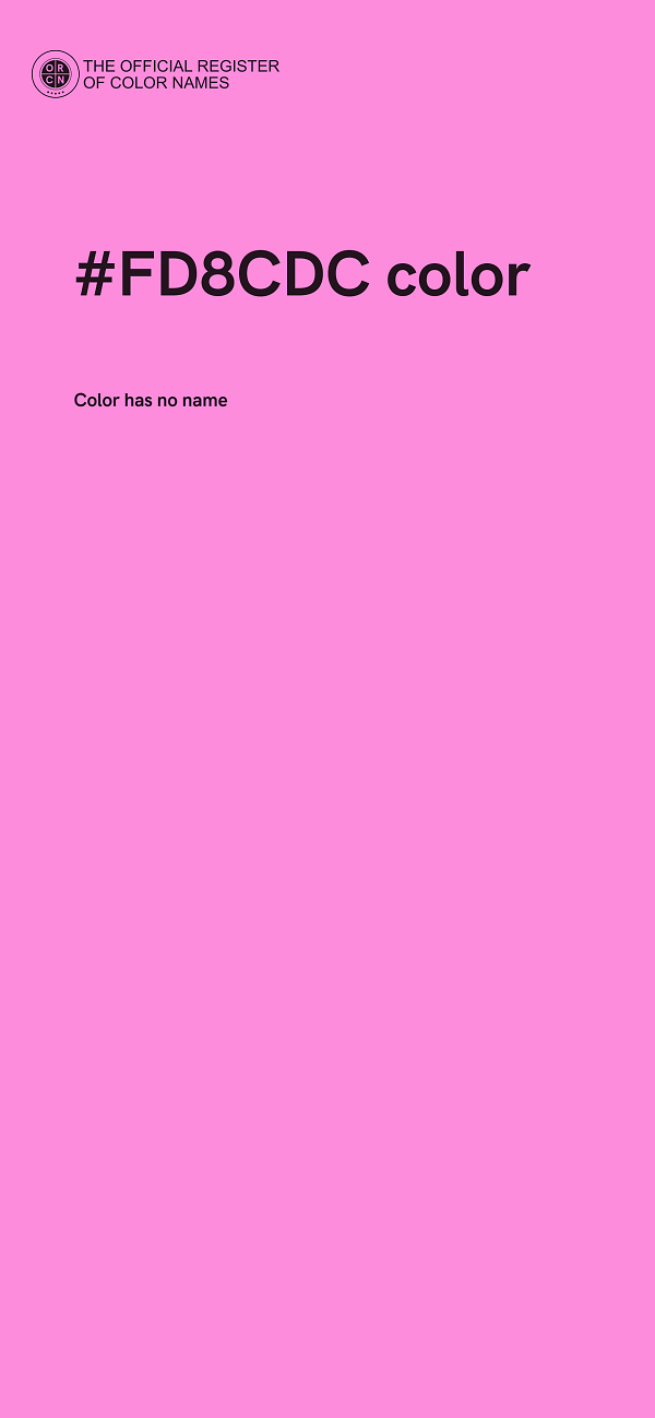 #FD8CDC color image