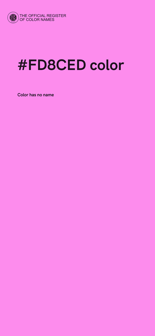 #FD8CED color image
