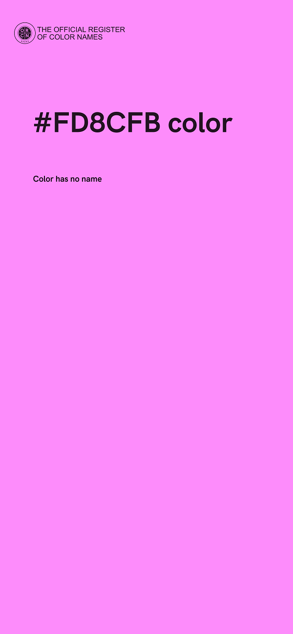 #FD8CFB color image