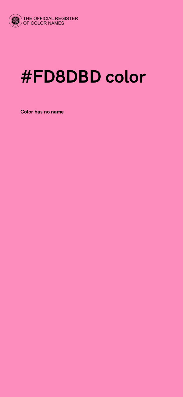 #FD8DBD color image