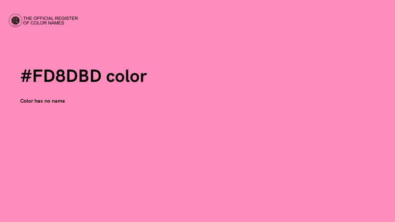#FD8DBD color image