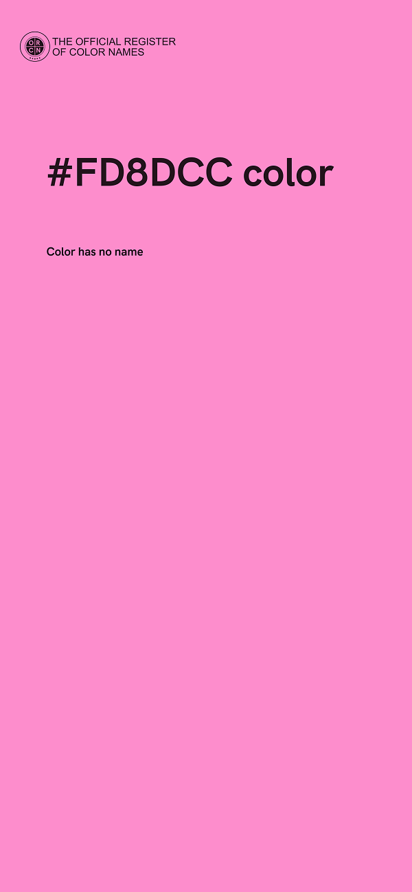 #FD8DCC color image