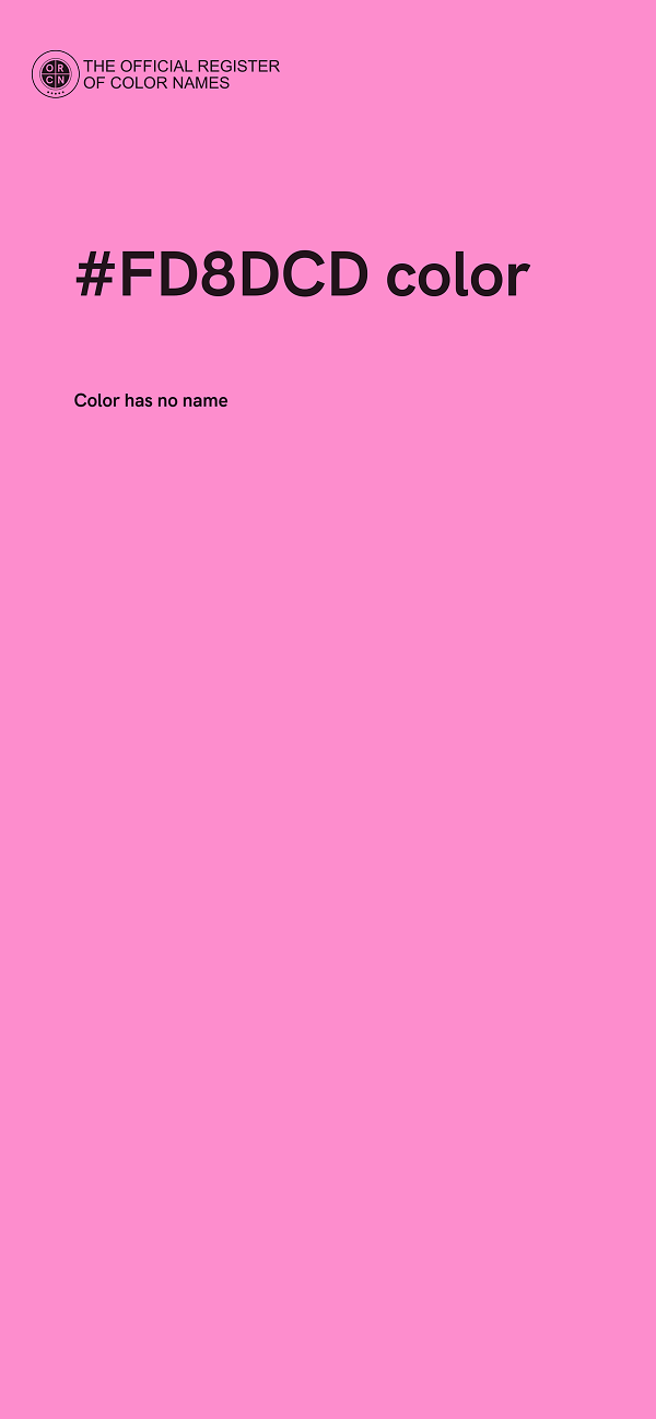 #FD8DCD color image