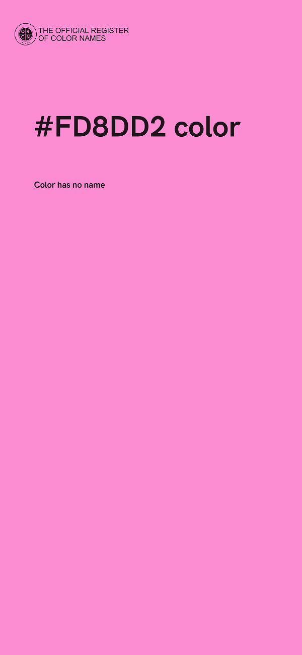 #FD8DD2 color image