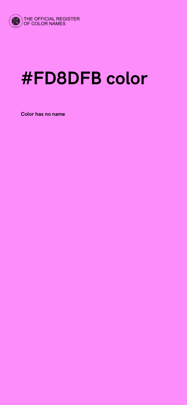 #FD8DFB color image