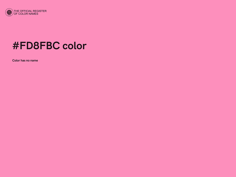 #FD8FBC color image