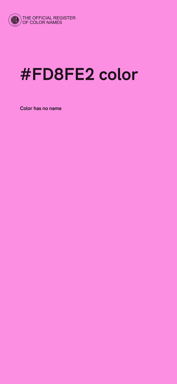 #FD8FE2 color image